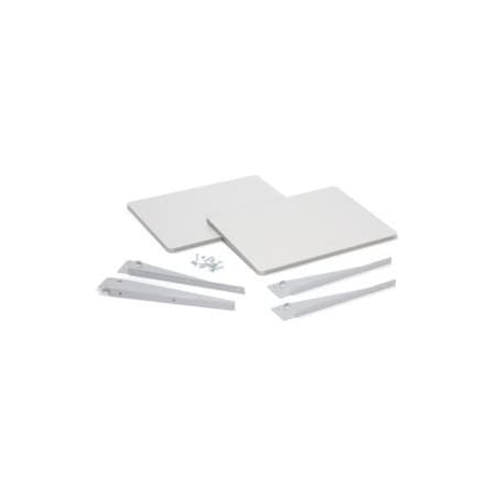Global Equipment 24"W Server Station Shelf, Set of 2 C23978